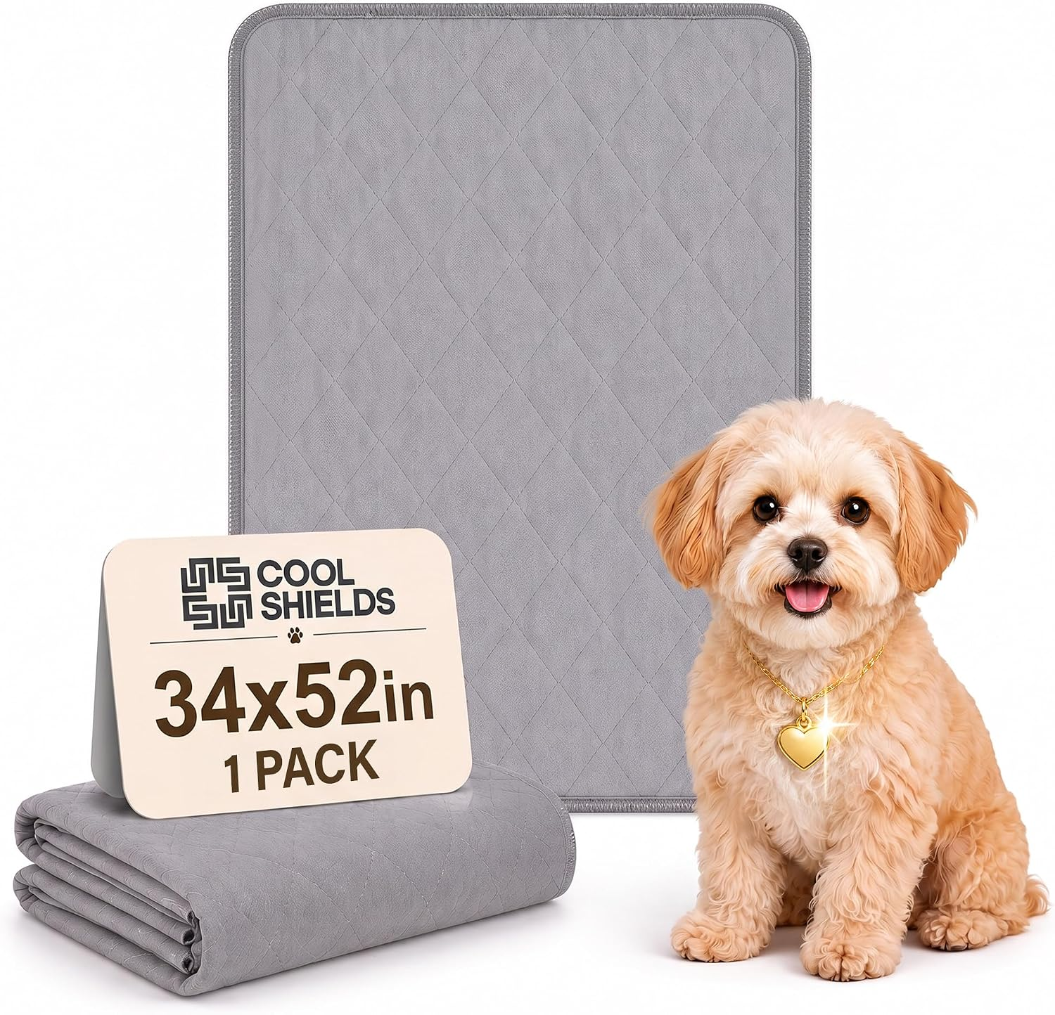 Cool Shields Washable Pee Pads 34x52 inches